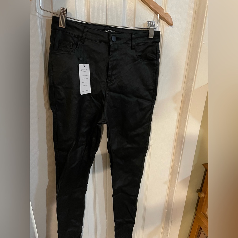 Faux Leather Dress Pants